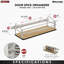 Porte-épices en acier Rev-A-Shelf-101785072