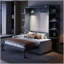 Grand lit escamotable mural avec canapé-1001799403