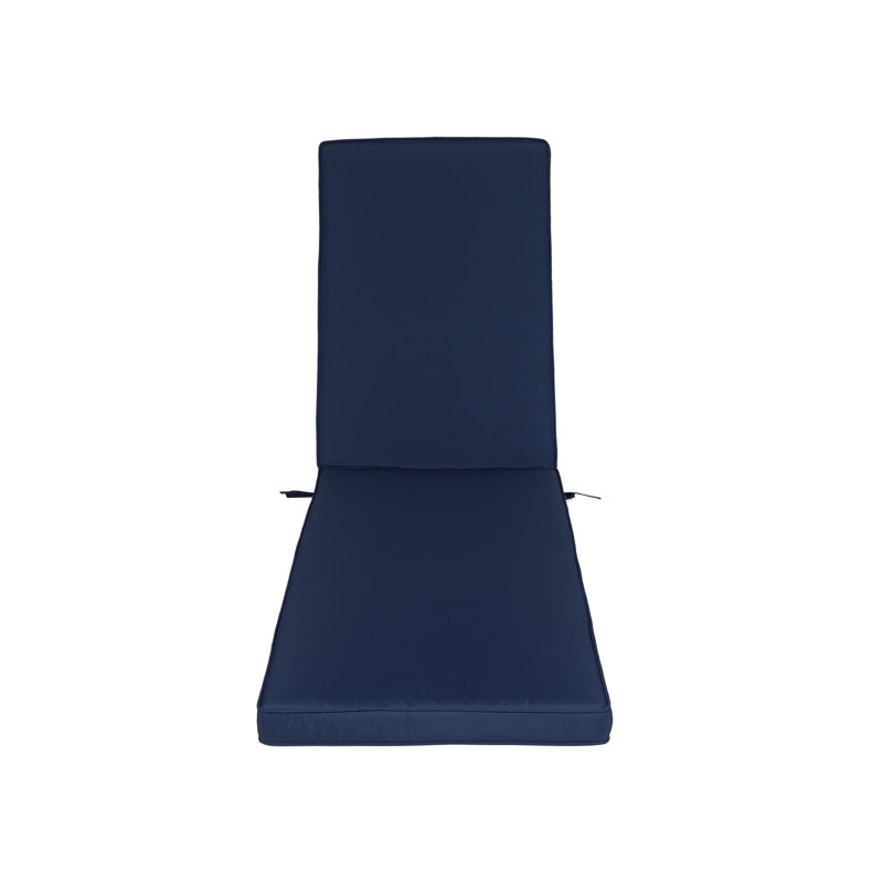 Ensemble de coussins de chaise longue pour l'extérieur, Bleu, 1