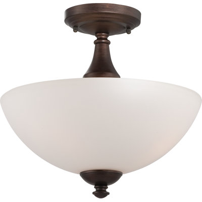 Minidoka Glass Semi Flush Mount