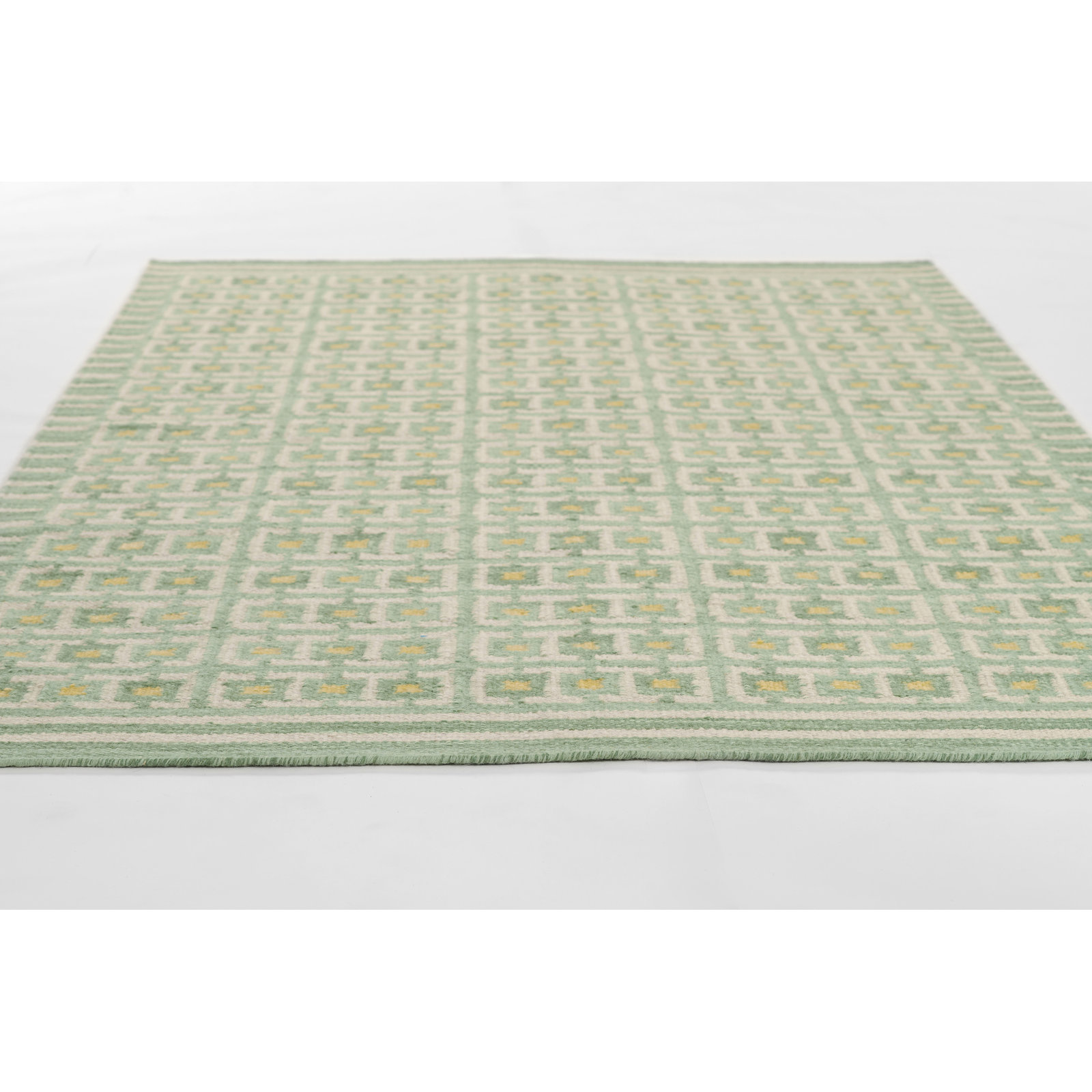 Freya Hand-Woven Geometric Wool Rug, Rectangle 9' x 12'