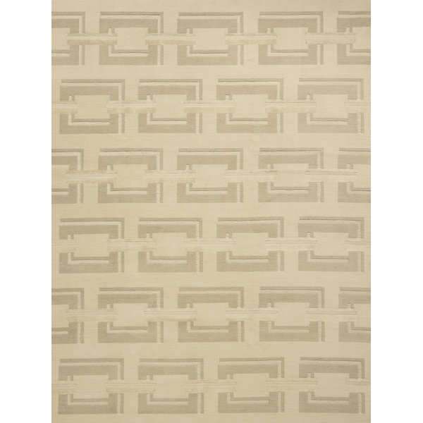 Bokara Rug Co., Inc. Geometric Area Rug in Marble/Ivory | Perigold