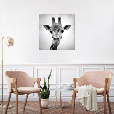 Giraffe 1 Piece Wrapped Canvas Wall Art