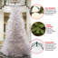 The Holiday Aisle® Dunhill Fir White Tree with Clear Lights-839235934