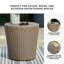 Danson Rattan Side Table