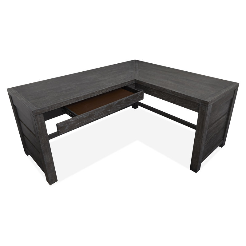 Bureau en L, Noir