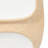Layered Cutout Pottery Ecomix Wood Flower Vase for Office or Home Display - Minimalist Tall Vase for Bedroom or Living Room Decor - 19", Ivory & Tan