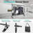 10 x 8ft (W x H) Adjustable Photo Backdrop Banner Stand with Telescopic Tubes, Suitable for Trade Shows, Professional Photography Booths, and Step and Repeat Background Displays