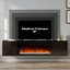 Crédence de rangement l 67,32 po avec foyer Charessa-790037973