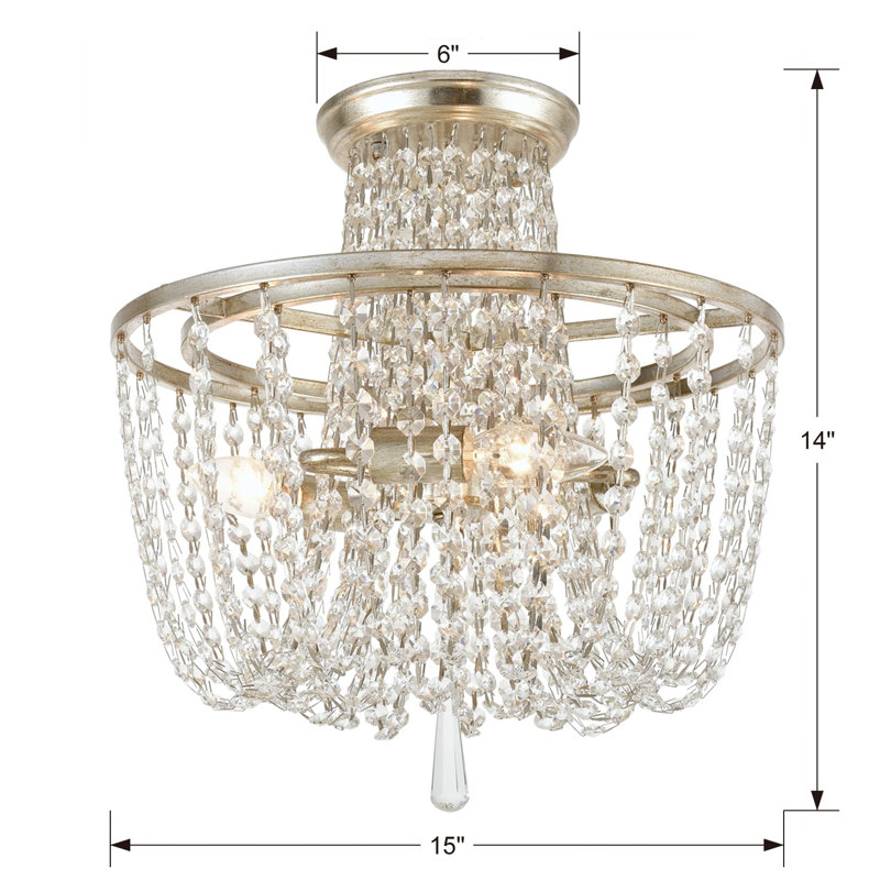 Labrecque 3 - Light 15" Flush Mount