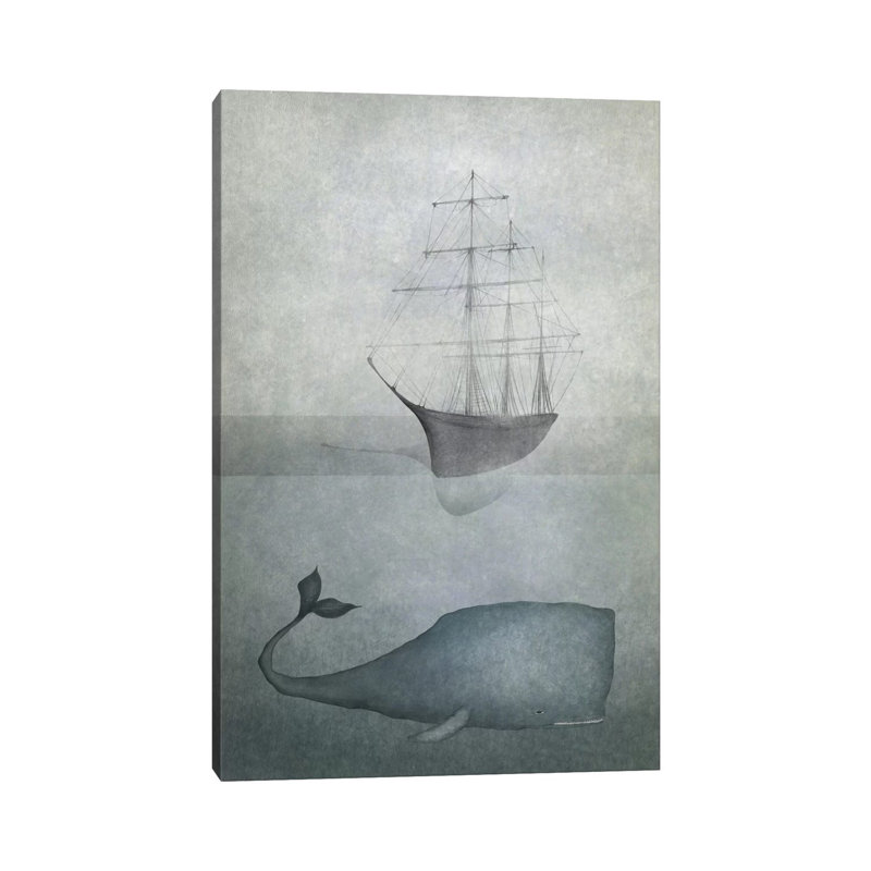 Deep Water by Majali - Wrapped Canvas Gallery-Wrapped Canvas Giclée, 66.04 cm H x 45.72 cm W