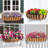 4Pcs 30" Window Box Deck Railing Planter With Coco Liner, Metal ...