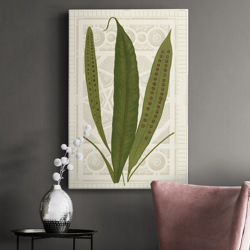 «Garden Ferns VI», impression sur toile tendue, H 18 po x l 12 po x P 1 po