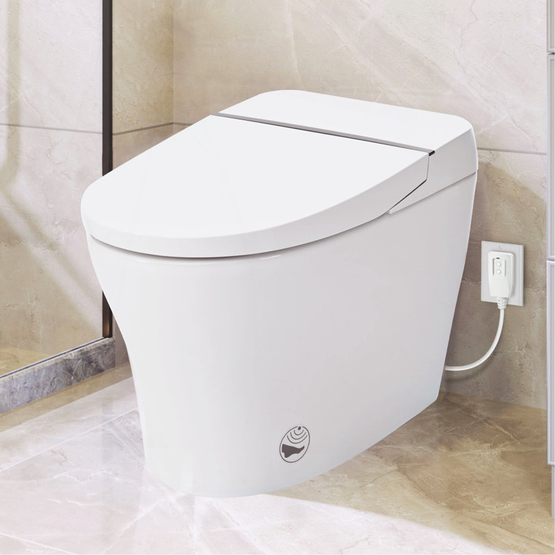 Smart Toilet Bidet Combo With Self-Cleaning Nozzle