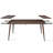 9-Piece Extendable Dining Table Set With Faux Leather Side Chairs-123803694