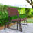 Outdoor Patio Glider, 600 Lb Capacity Loveseat, 2 Seater Rocking Chair,-397580657