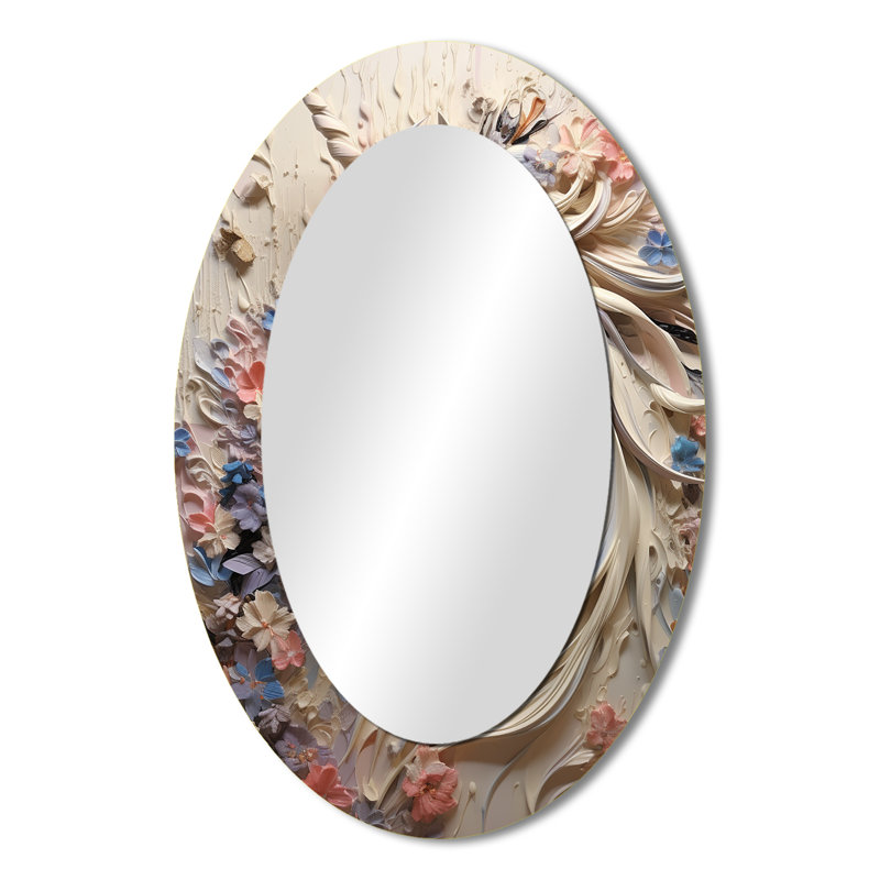 Miroir mural ovale Luscious Unicorn, H 36 po x l 24 po