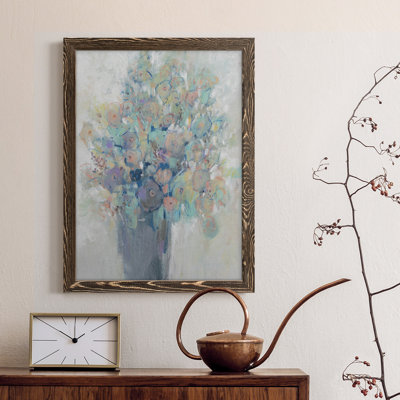 Bouquet I - Peinture sur toile encadrée