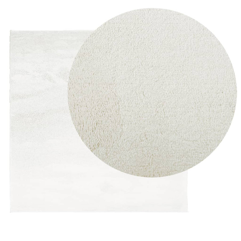 Beauchamps Solid Colour Area Rug, Square 120cm