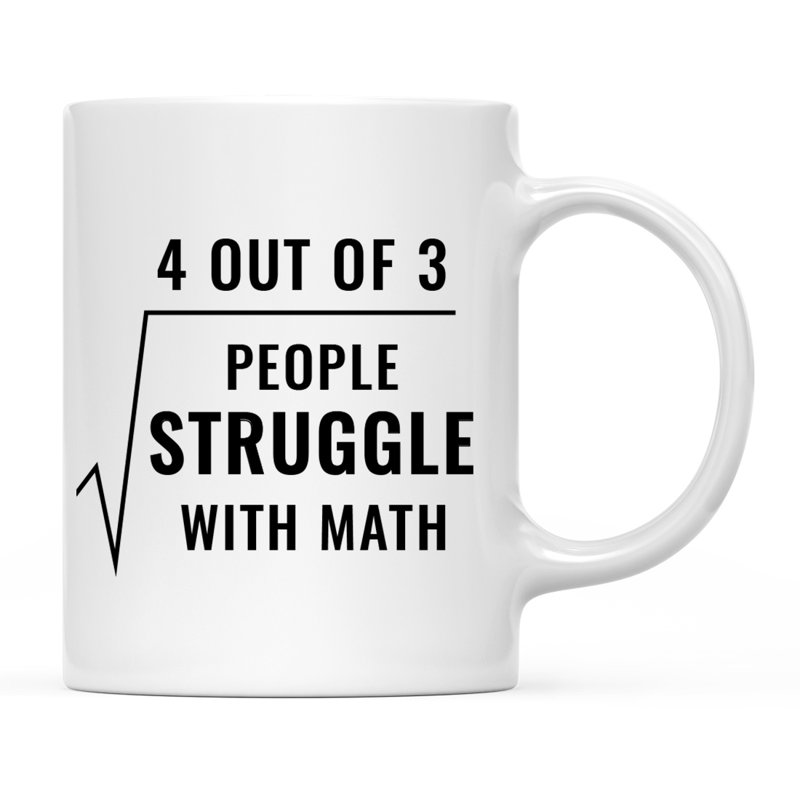 Tasse à café profession, Math