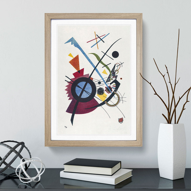 Violet by Wassily Kandinsky - Framed Print, Oak, 48cm H x 36cm W x 2cm D
