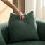Mid Century Modern Curved Sofa With Boucle Fabric-1518043387