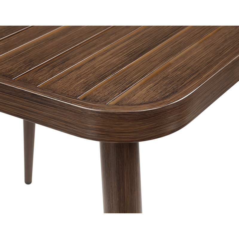 Table de salle à manger Juvens, Brun foncé