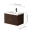 Meuble-lavabo flottant avec lavabo simple blanc Maxbano-1446211844-1452297711