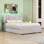 Lit plateforme tapissier classique avec lit gigogne simple Prarthana-1063275876-1063275875