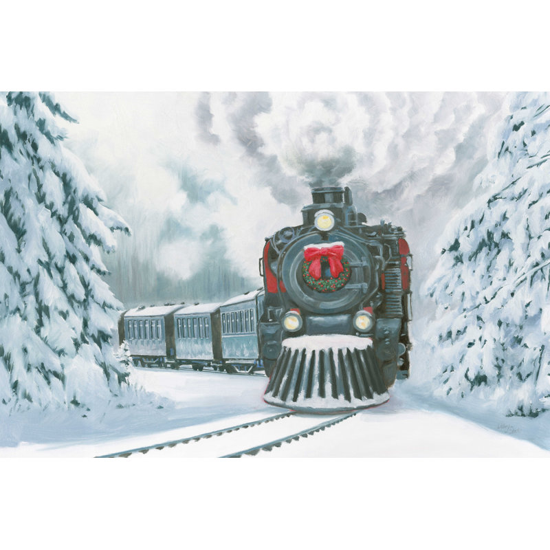 Train de Noël, H 20 po x l 30 po