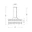 Luminaire suspendu en nickel noir à DEL Glacier 32 po (94 watts)-1419586866-1419586869-1419586895