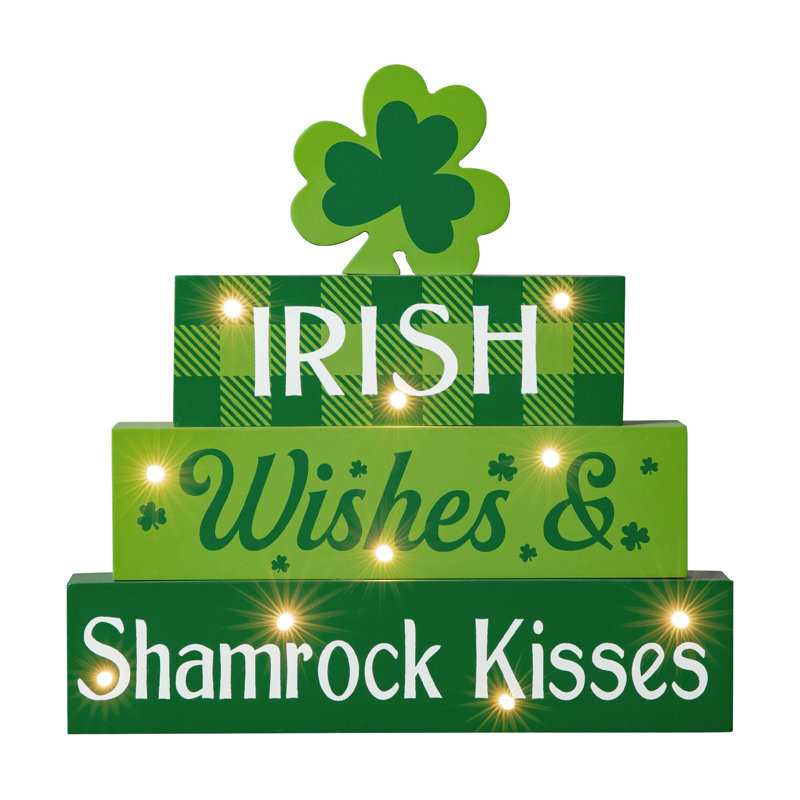 Enseigne lumineuse 11,5 "H St. Patrick's