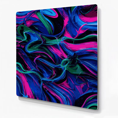 Art numérique bleu abstrait numérique 93