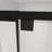 Semi-Frameless Pivot Shower Door, 1/4" Tempered Glass, 1.2Inch Adjustable Width, Reversible Installation, Matte Black