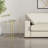 Ashley 16"W Grey and Natural Genuine Contemporary End Tables with Nesting Design, Assembled