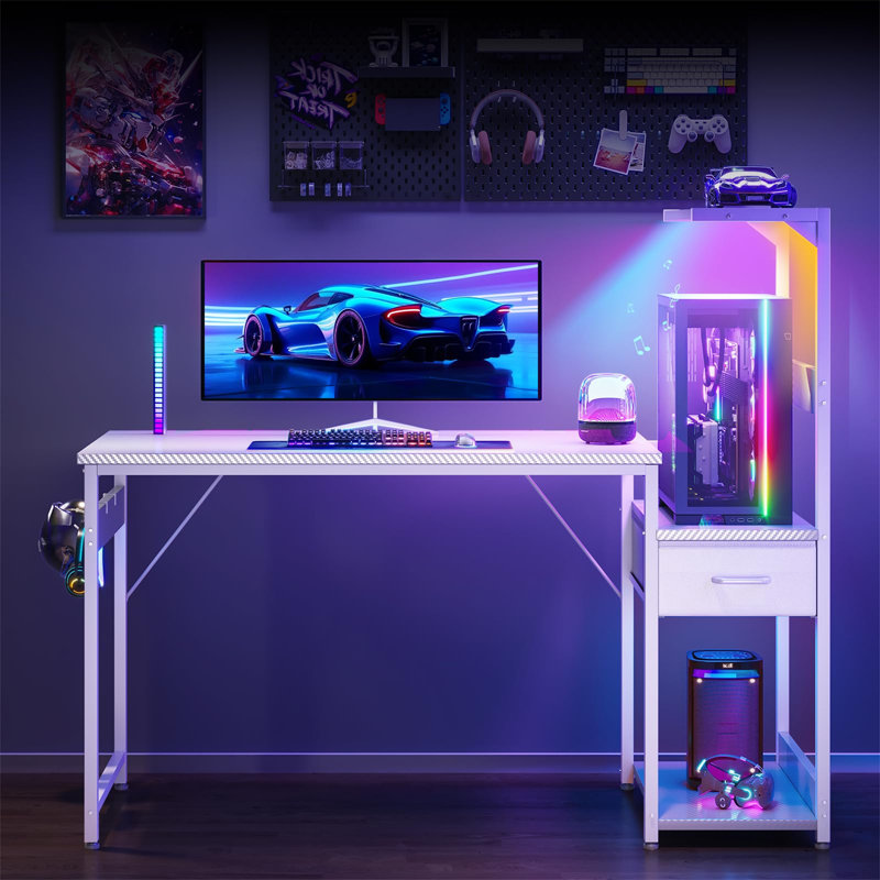 Computer Desk, White