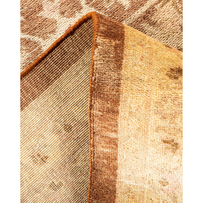 Tapis unique en laine noué à la main 7 pi 10 po x 10 pi Vivin New Age