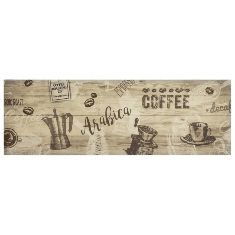 Snyderville Kitchen Mat, Light Brown, 60 x 180 cm