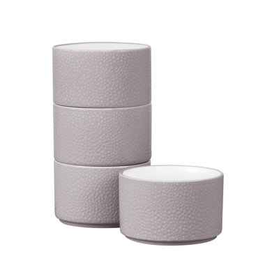 Noritake Colortex Stone Stax Mini Bowls, 3-3/4", 9 Oz.
