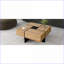 Table basse extensible à 4 voies avec 4 rangements cachés, panneau de particules robuste pour le salon