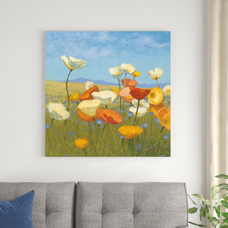 " Springtime Meadow I ", 36" H x 36" W x 1.25" D