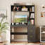 Computer Desk with Built-In Electrical Outlet-1800560542