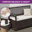 Banc de rangement extérieur 70 gallons Balconera-101078942