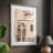 Blush Architecture Study V Framed Print - Solid Wood-88135726