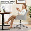 Soft Chenille Office Chair Adjustable Height Task Chair Swivel Desk Chair-1211639676