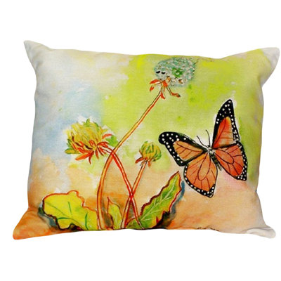 Butterfly Butterfly Outdoor Rectangular Throw Pillow