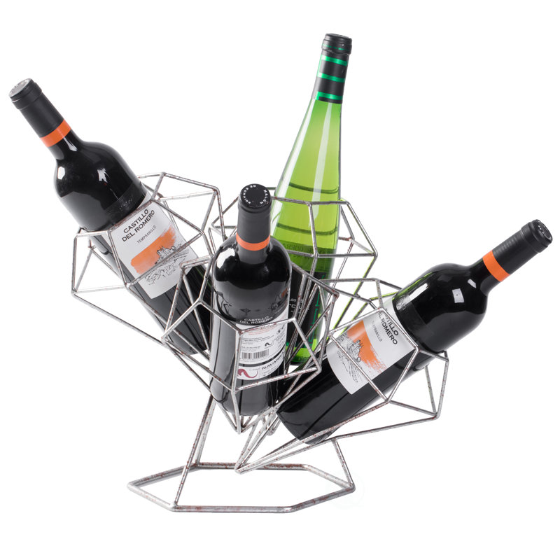 Canfield Tabletop Wine Bottle Rack in Bronze