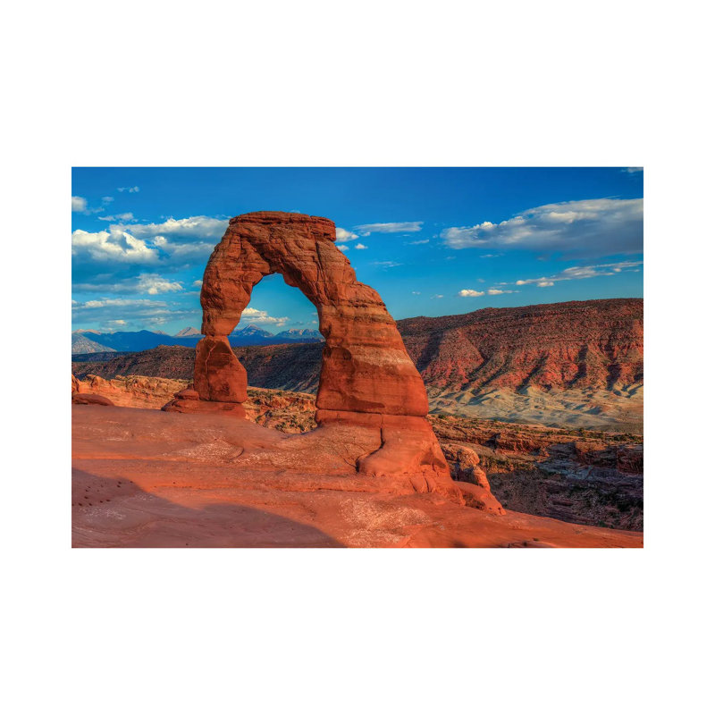 Delicate Arch-Utah by Bill Sherrell - Print on Canvas, 66.04cm H x 101.6cm W x 1.91cm D, Wrapped Canvas