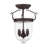 Husman Glass Semi Flush Mount-16518440-16518436