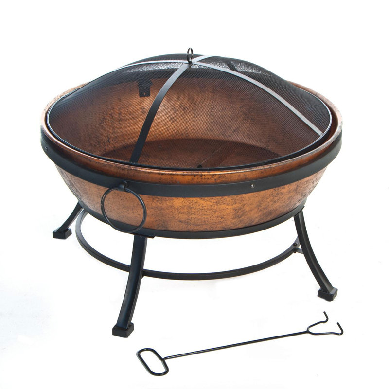 Round Steel Wood Burning Smokeless Fire Pit